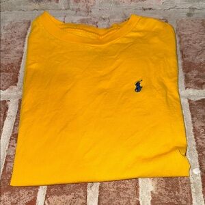 Kids Polo ralph lauren Yellow T-Shirt size L 14-16